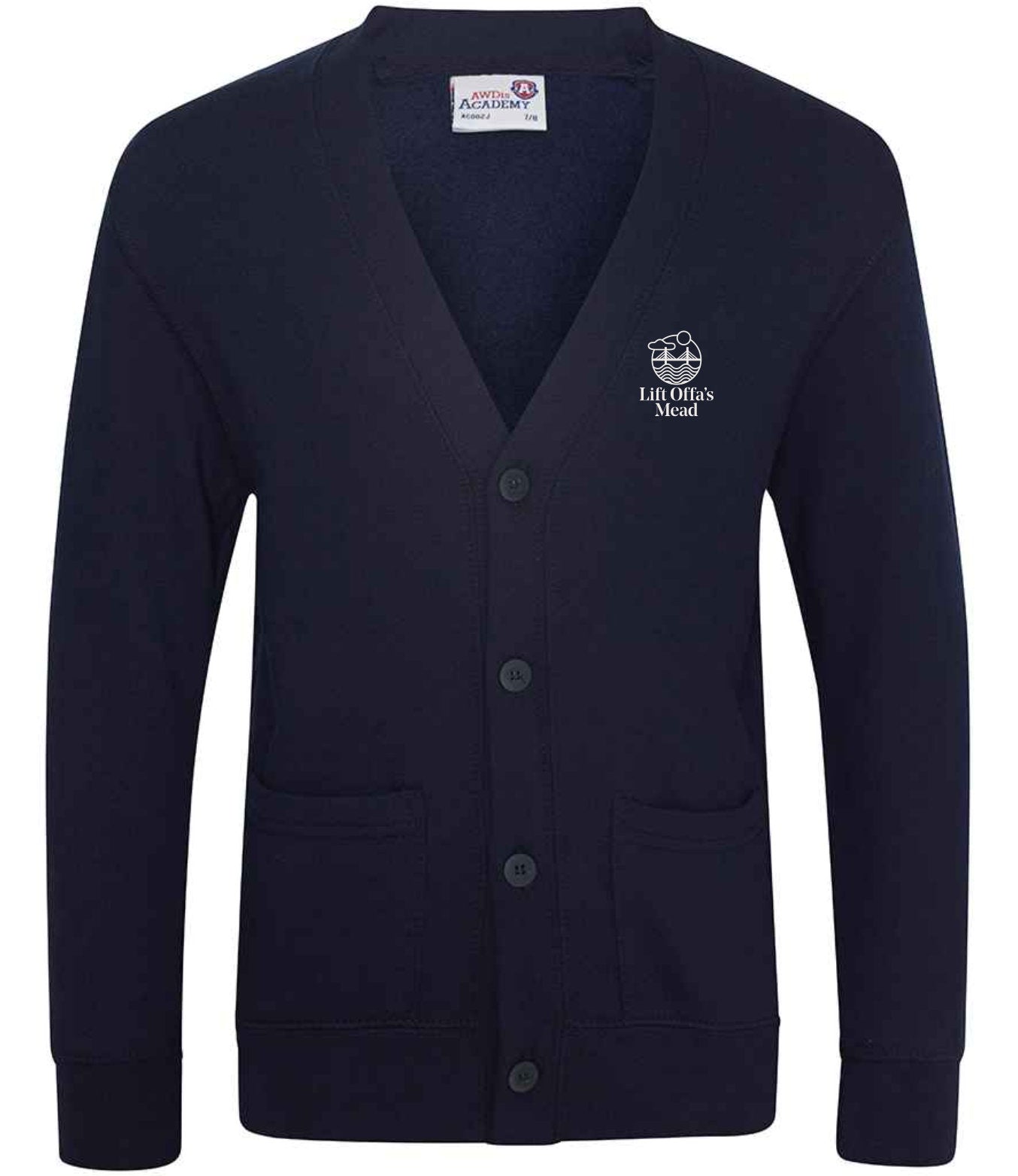 LIFT OFFA'S MEAD NAVY CARDIGAN