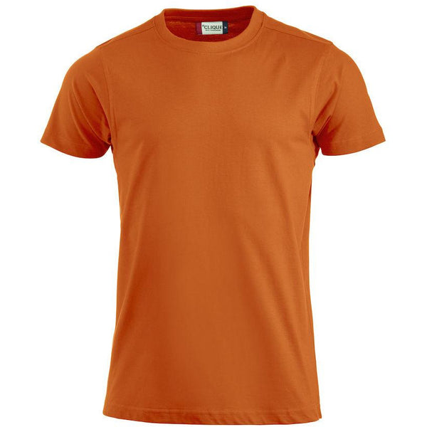 orange crew neck t shirt
