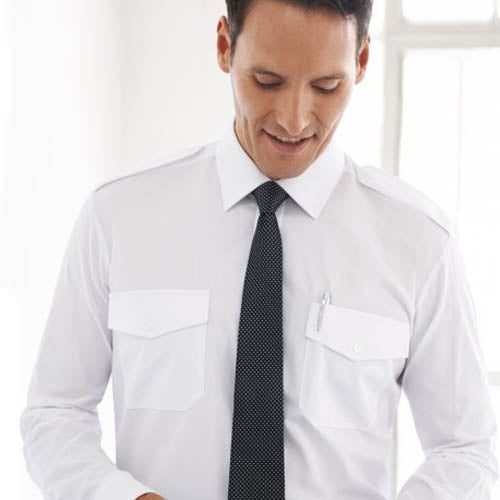 Ares Slim Fit L/S Pilot Shirt