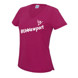 RUNNewport - Ladie's V-Neck Cool T