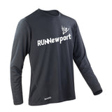 RUNNewport - Men's quick-dry long sleeve running t-shirt