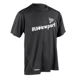 RUNNewport - Men's quick-dry short sleeve running t-shirt