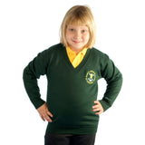 St Mary's RC School V-Neck Sweatshirt with Logo EMBROIDERED
